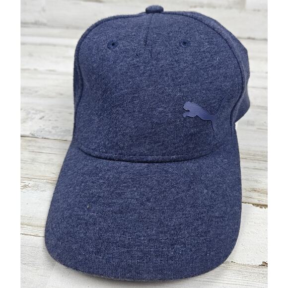 PUMA Dark Blue Hook&Loop Strap Back Hat/Cap Men’s/Women's Size OSFA - Picture 1 of 7